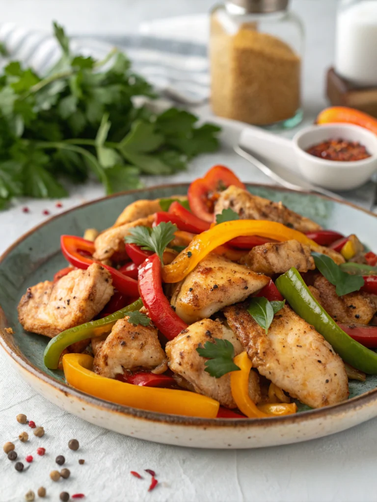 chicken and peppers recipe