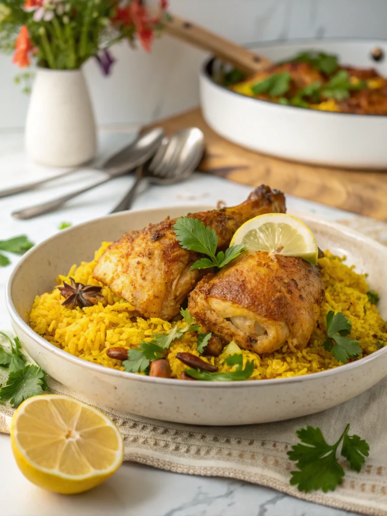 chicken and yellow rice recipe