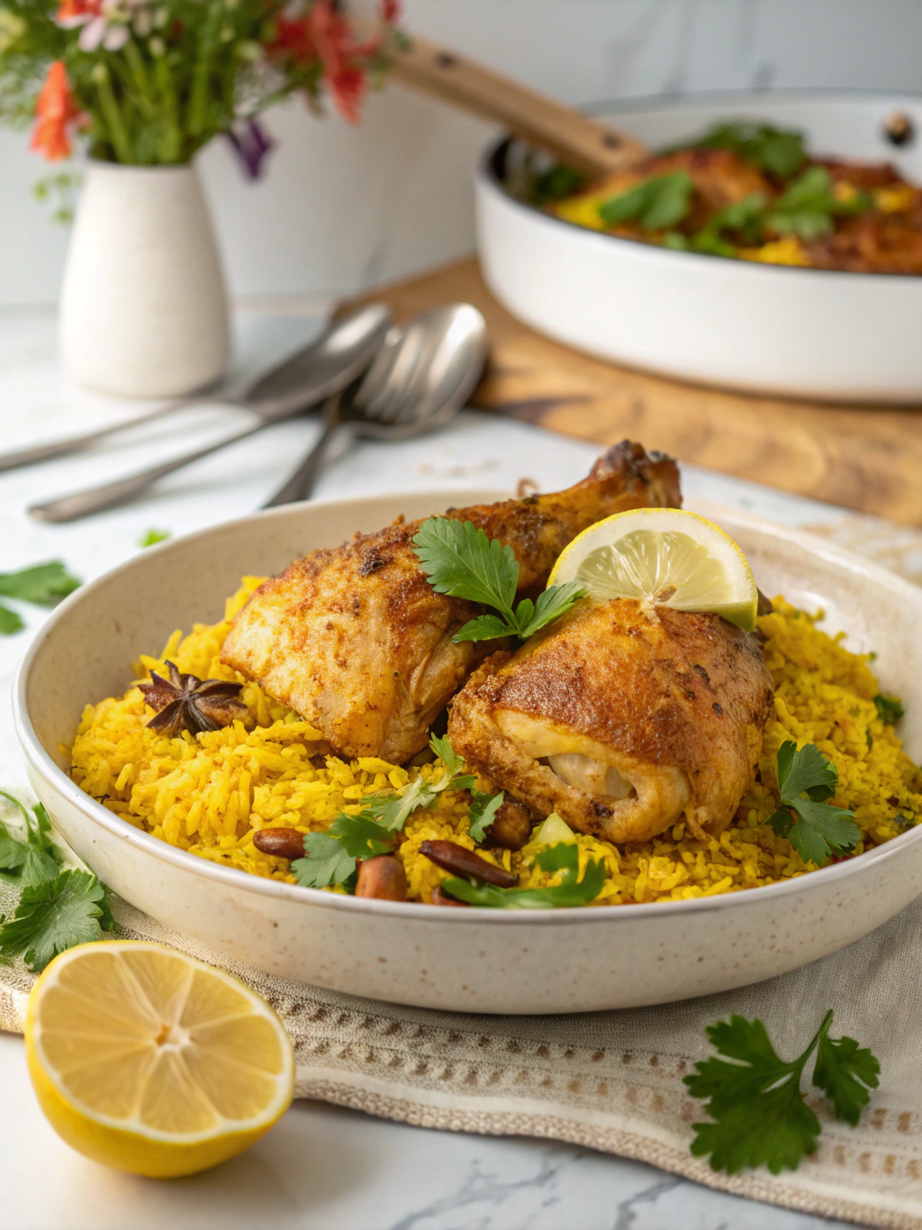 chicken and yellow rice recipe