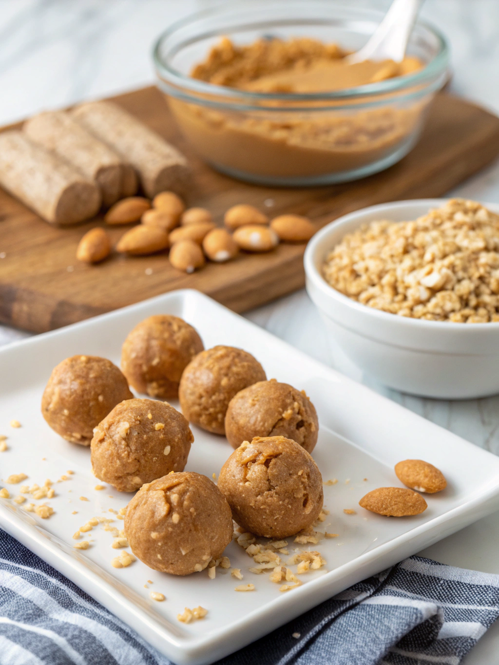 peanut butter balls with rice krispies recipe