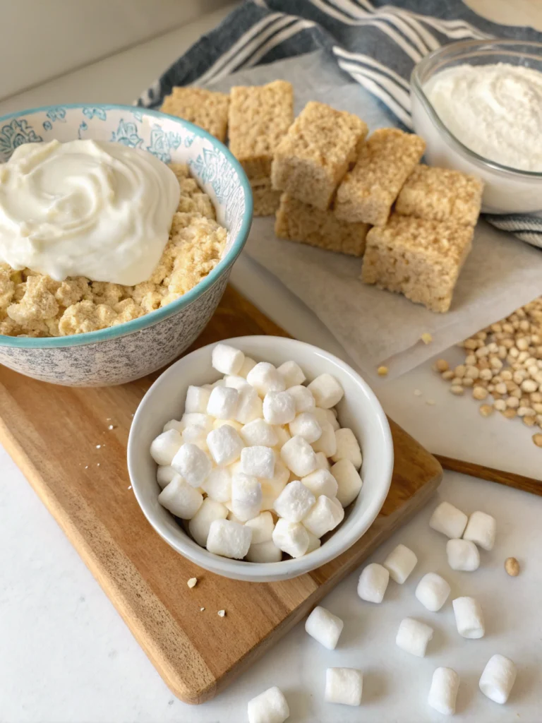 rice krispie recipe with marshmallow cream