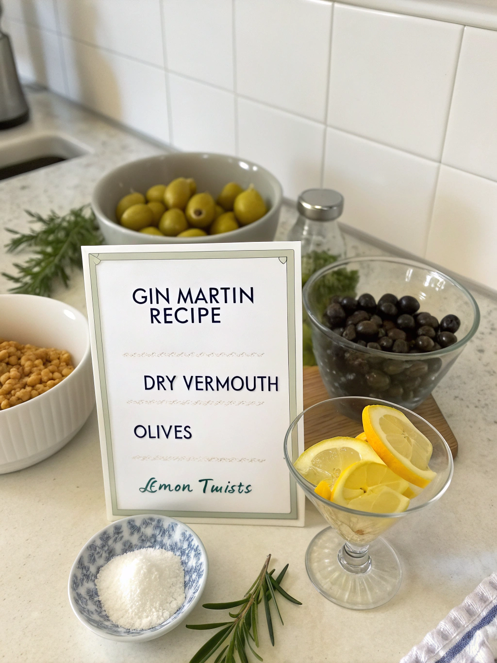gin martini recipe​ ingredients